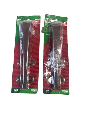 #ad ACE Hardware 10 in Brown Drop Leaf Table Support Bracket Hinge 5300447 2 Pack $19.95