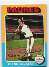 1975 Topps #484 Glenn Beckert - San Diego Padres **Set Break**