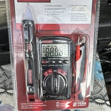 Craftsman 82351 Pocket Digital Multimeter 4000 Count CAT II 300V Auto-Ranging