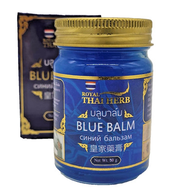 Thai Herbal Blue Balm 50g - Hautberuhigender Balsam für Entspannung & Muskelkomfort