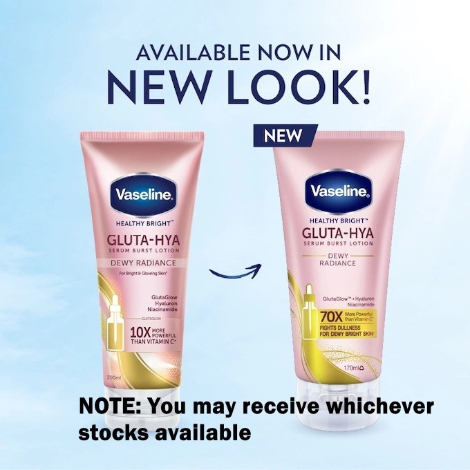 Vaseline Gluta-Hya Serum Burst Lotion Dewy Radiance 170ml | eBay