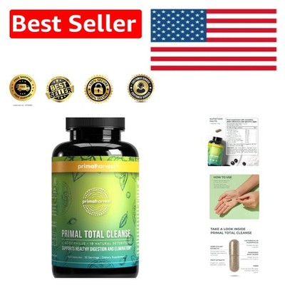 Total Cleanse: Natural Full Body Detox for Liver & Gut Health, 60 Capsules