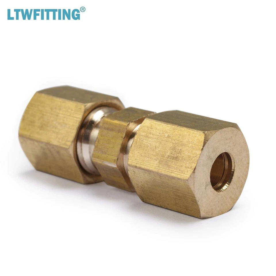 Pack of 30 Brass Compression Unions 3/16" OD - Reliable Plumbing Fittings - Image 4 of 4