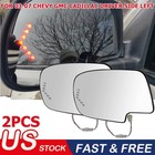 2x Replacement Mirror Glass Heated for 03-07 Chevy GMC Cadillac Driver Side Left