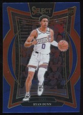 2024-25 Panini Select Blue Ryan Dunn Rookie Concourse Phoenix Suns #100