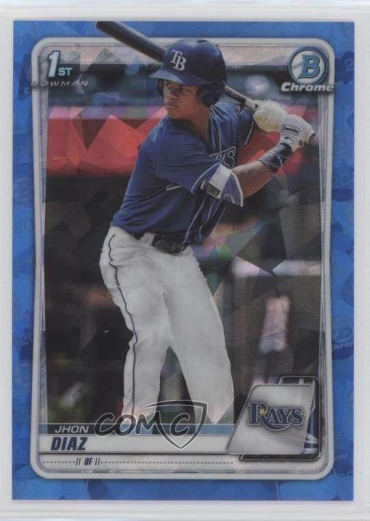 2020 Bowman Chrome Sapphire Edition Jhon Diaz #BCP-30 uk2