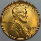 1937-P Lincoln Wheat Cent - Uncirculated (Lot#1)
