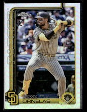 2025 Topps Chrome Update #USC139 Tirso Ornelas Refractors Rookie card