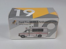 1/76 TINY CITY ATC64789 FORD TRANSIT MK2 AMBULANCE (A95) HONG KONG FSD 