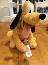 Disney Pluto Plush Dog 11" Vintage EUC Official
