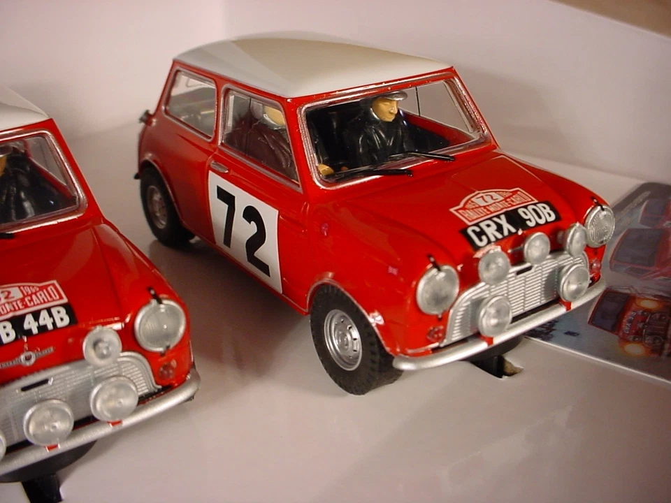 Scalextric Monte Carlo 1965 Mini Cooper S 3 car Set C4488A - image 3 of 4
