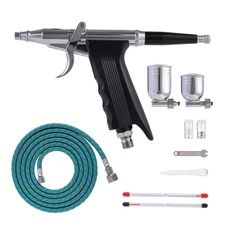 Airbrush Kit, 50 PSI, 0.3mm Nozzle, Air brush Set for Nails Art, Cakes,Makeup...