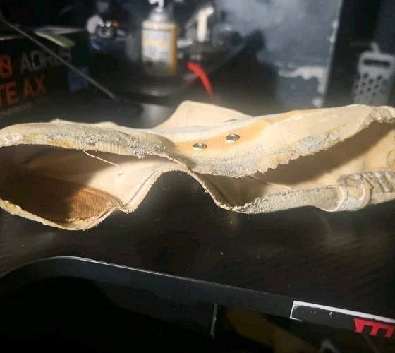 Tenis de baloncesto de lona negros Keds de colección de la década de 1930 zapatos de gimnasio talla 8,5 en zig-zag Foto 2 de 4