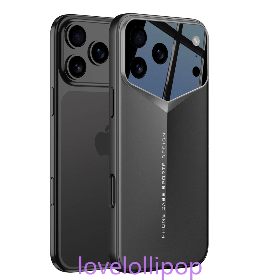 Funda rígida delgada con diseño de hoja genial cubierta a prueba de golpes para iPhone 17 Pro Max Foto 3 de 4