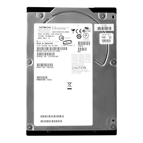 Hitachi Ultrastar 10K300 HUS103014FL3800 146GB 10000U/Min 8MB SCSI U320 3.5 " - Picture 3 of 3