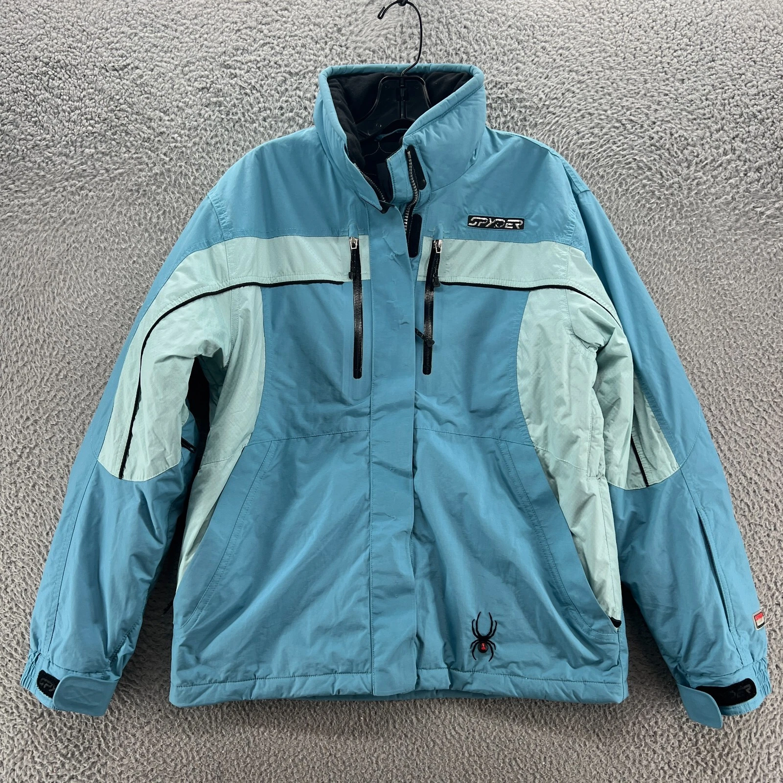 Spyder Jacket Womens 8 Entrant GII Full Zip Snow Hooded Outdoor Coat *