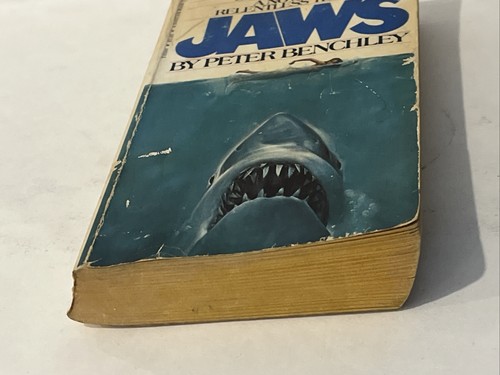 Jaws movie by Peter Benchley (PB Bantam 1974) 9th printing - FAIR - see desc. - Picture 10 of 24