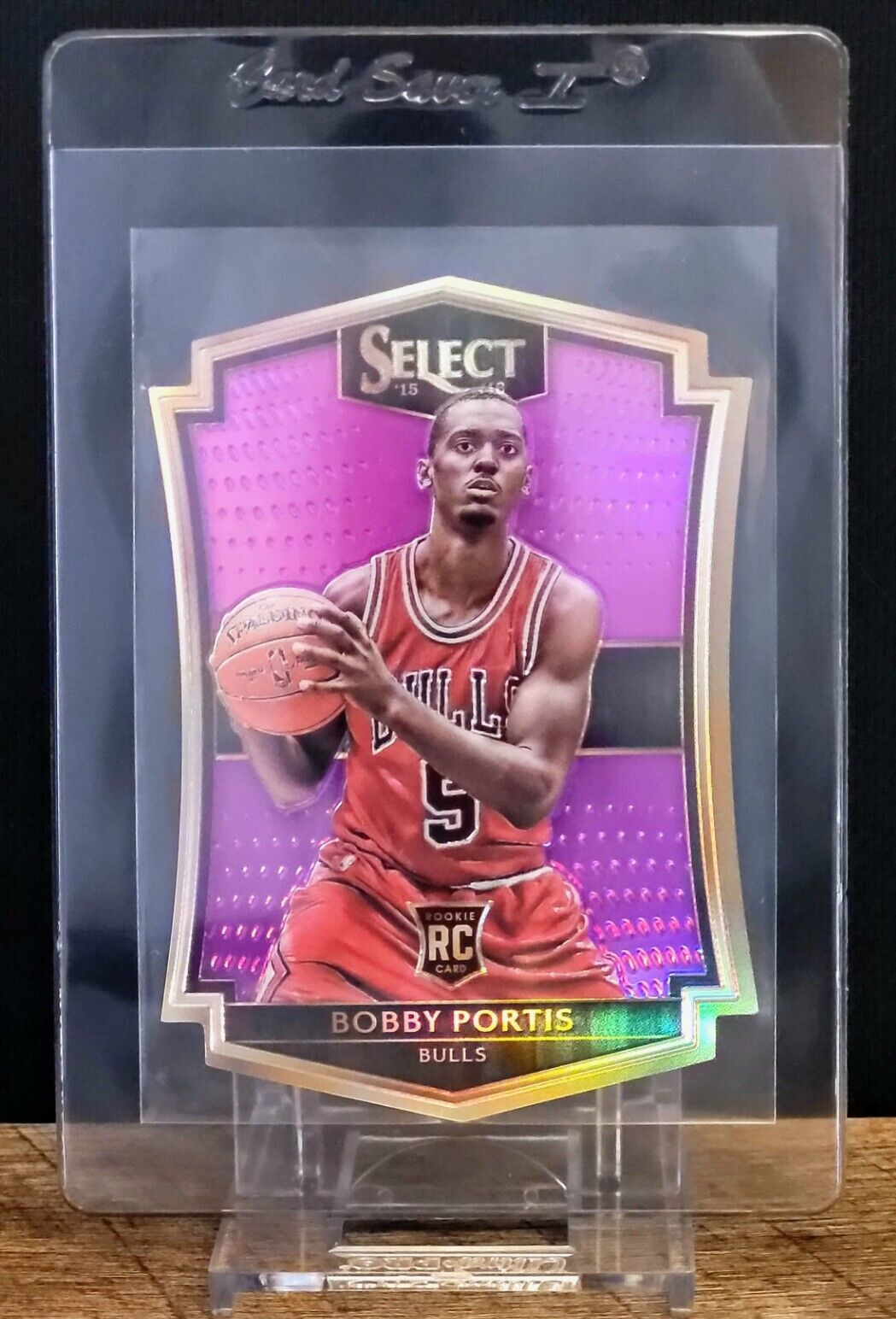 2015-16 Panini Select Rookie Bobby Portis Premier Purple Prizm #161 RC 55/99