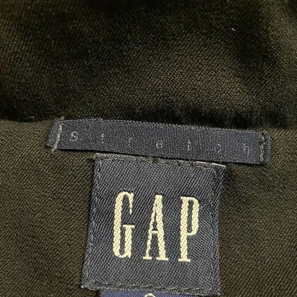 GAP Black Lightweight Button Down Jacker with Sil… - image 8