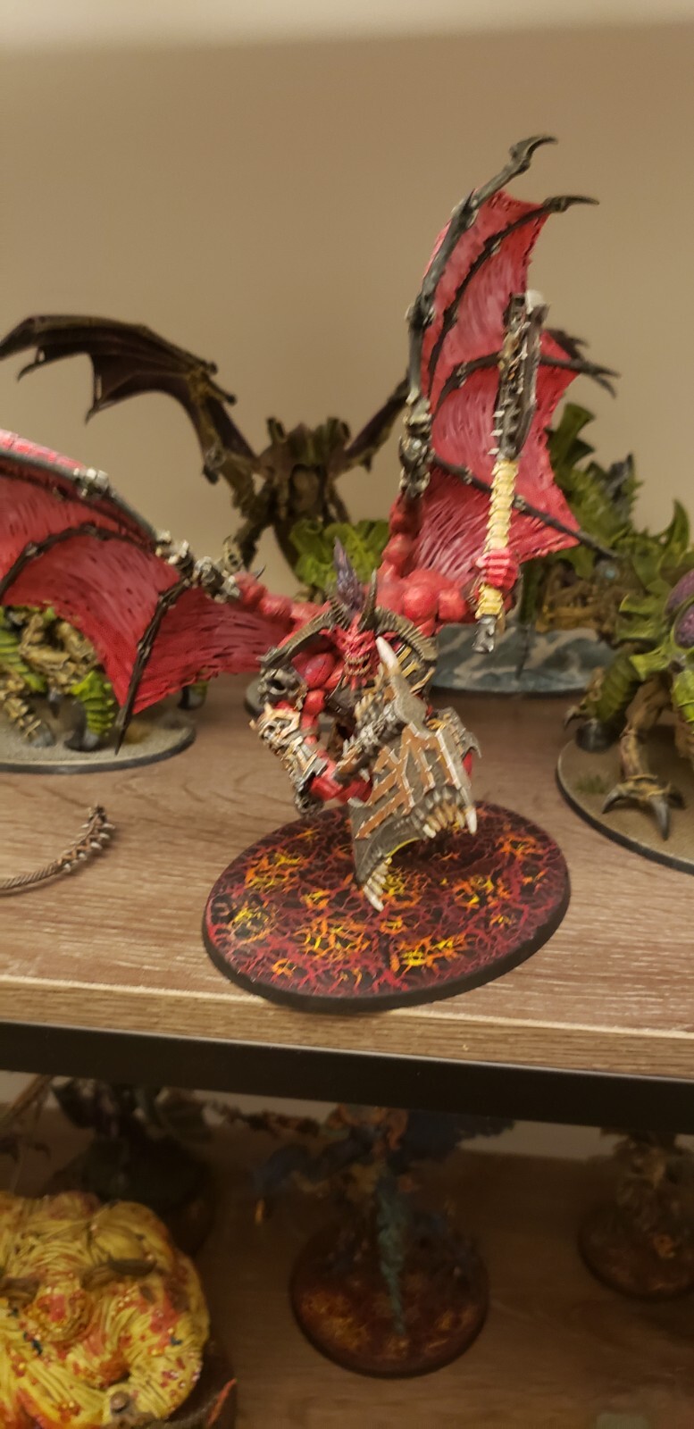 Warhammer 40K: Daemons Of Khorne - Bloodthirster Painted-magnetized