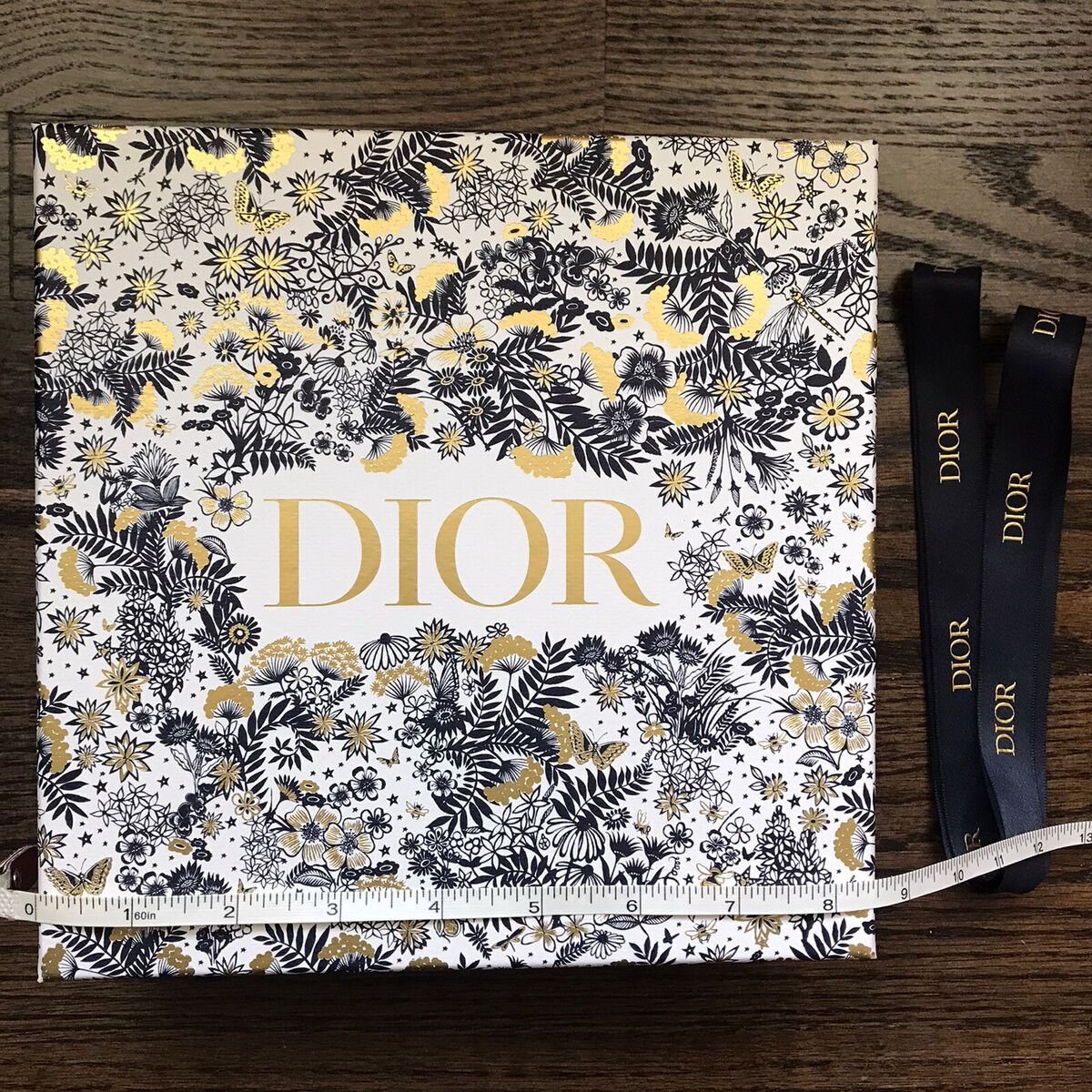 DIOR Holiday 2021 Limited Edition Empty Gift Box 8.5” x 8.25 DIOR Holiday 2021 Limited Edition Empty Gift Box 8.5” x 8.25