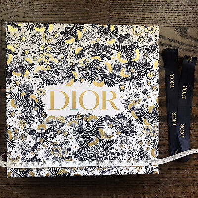 DIOR Holiday 2021 Limited Edition Empty Gift Box 8.5” x 8.25 DIOR Holiday 2021 Limited Edition Empty Gift Box 8.5” x 8.25