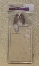 2002 Martin Designs CAVALIER KING CHARLES SPANIEL Pet Notepads 100 Sheets - NEW