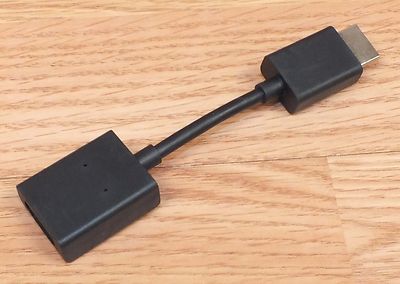 Unbranded / Generic 4 1/2'' (inch) Black HDMI Adapter Cable Only **READ** 