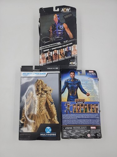 Miixed Action Figure Lot Of 3 Anti-Crisis Wonder Woman Dustin Rhodes Ikaris NIB - Picture 2 of 20