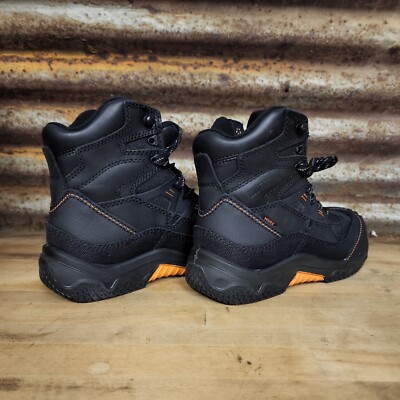 Worx by Red Wing 5622 Men's Leather Black Work Boots Size 5.5M | eBay