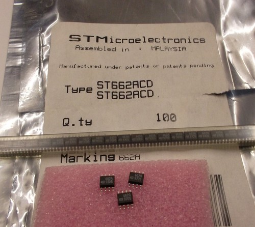 4 pieces ST662ACD = MAX662ACSA DC-DC CONVERTER for FLASH IC SO-8 - Picture 4 of 8