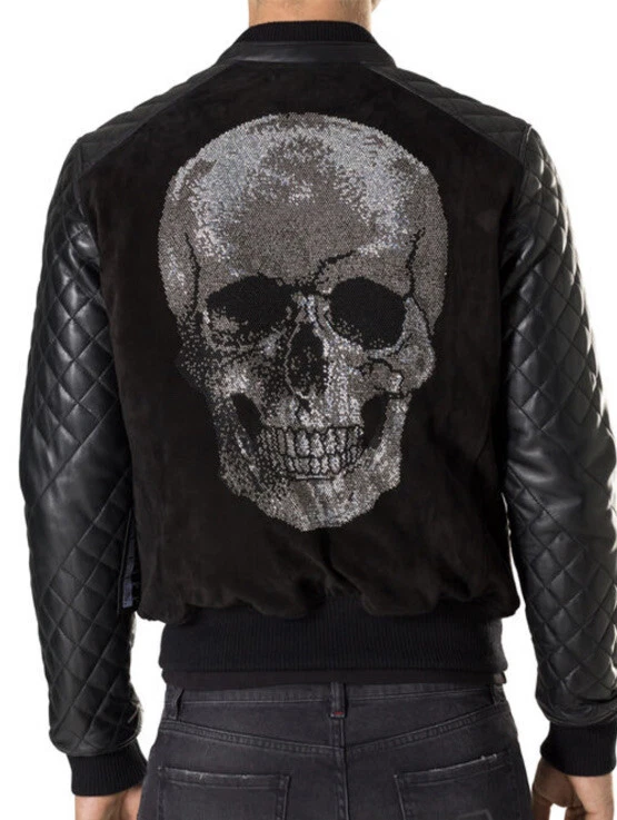 Jacket Philipp Plein Bomber Major Original Talla L =M Stock 4500€ Black  Friday