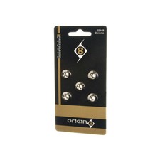Origin-8 Chrome Chainring Bolts 5pc for Single Speed Fixed Gear BMX Track Bikes
