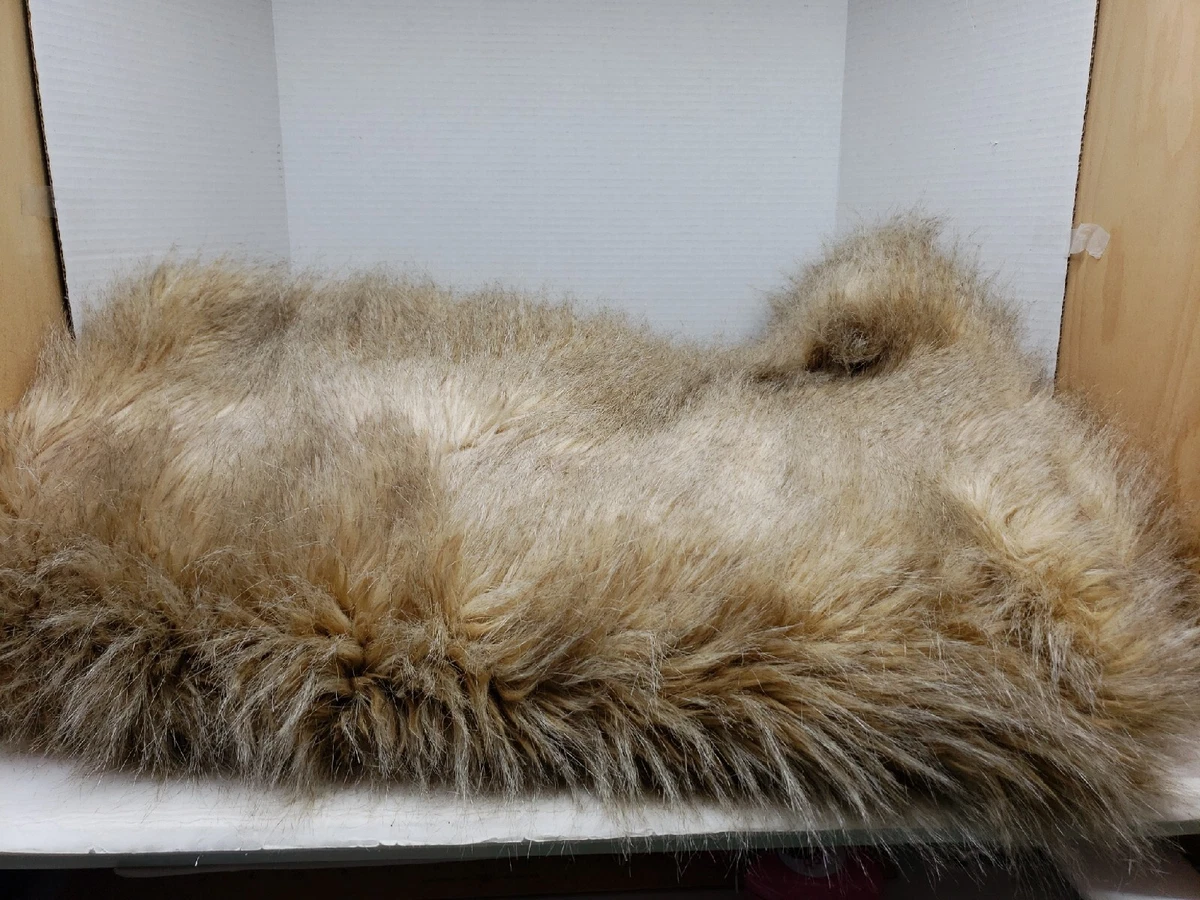 Bella lux faux fur throw new arrivals