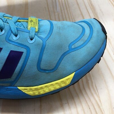 Adidas Shoes Mens 10.5 ZX Flux Running Sneakers Blue Athletic Low