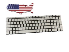 HP Pavilion 15t-cs000 15-cs0051wm 15-cs0057od Silver Keyboard Backlit