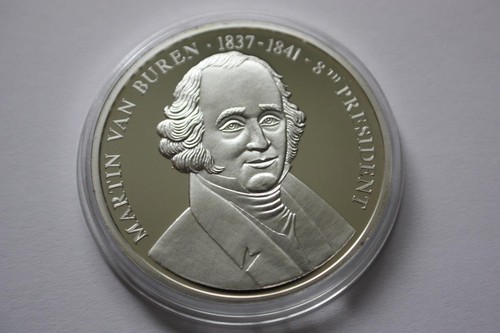 PRESIDENT MARTIN VAN BUREN TIMELINE COMMEMORATIVE PROOF COIN COA - Picture 3 of 8