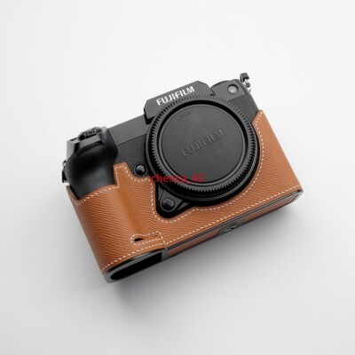 Handmade Half Case for Fujifilm GFX100S GFX50S II Leather Camera