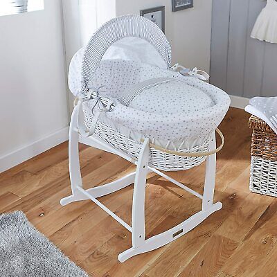 Clair de Lune Deluxe Rocking Moses Basket Stand | eBay