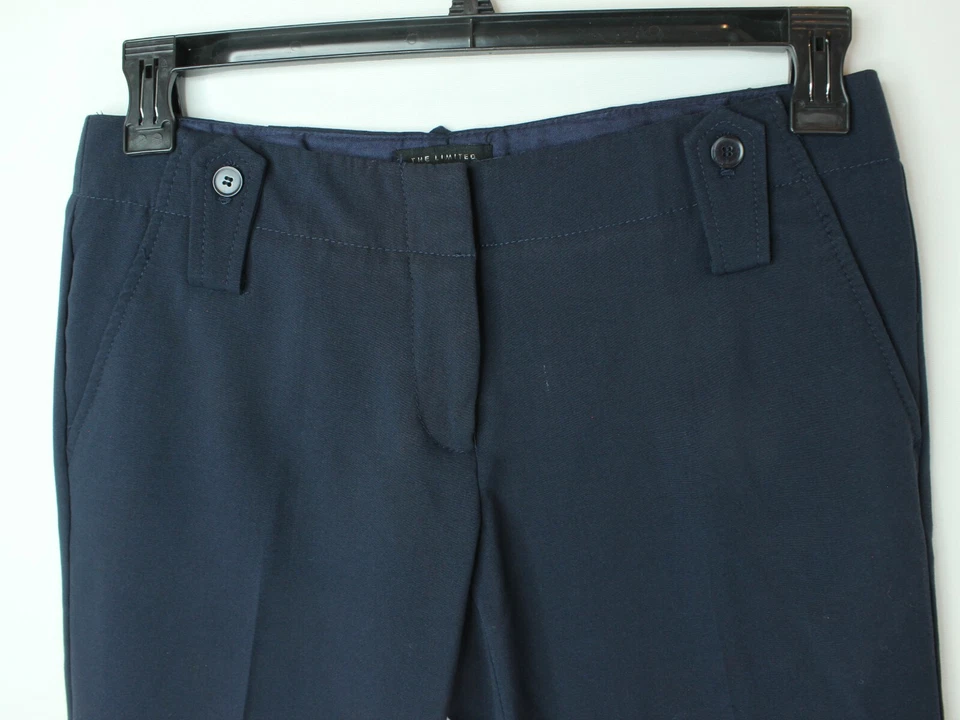 SHORTS THE LIMITED Drew Fit Talla 6 Bermudas Puños para Caminar Azul Marino Elastizados tiro bajo Foto 3 de 4