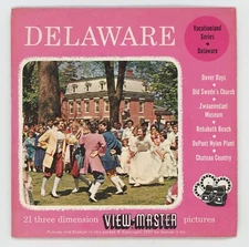 DELAWARE The Blue Hen State 1957 View-Master Packet A-770