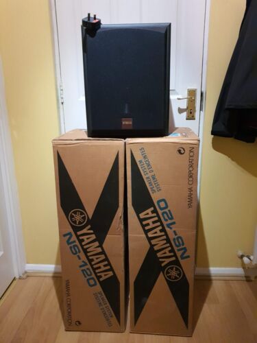 NEW YAMAHA NS 120 SPEAKERS BLACK AND NS SWP40 SUB-WOOFER BLACK (USED) - Picture 5 of 8