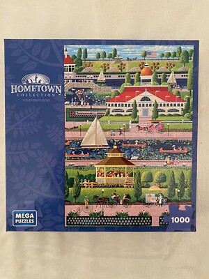 Hometown Collection ''Sunday in the Park''  1000 Piece Puzzle Heronim Mega Puzzles