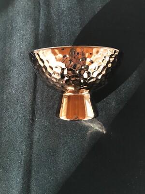 TELEFLORA COPPER HAMMERED BOWL, FLOWER POT, VASE, DECORATIVE ITEM with PEDESTAL