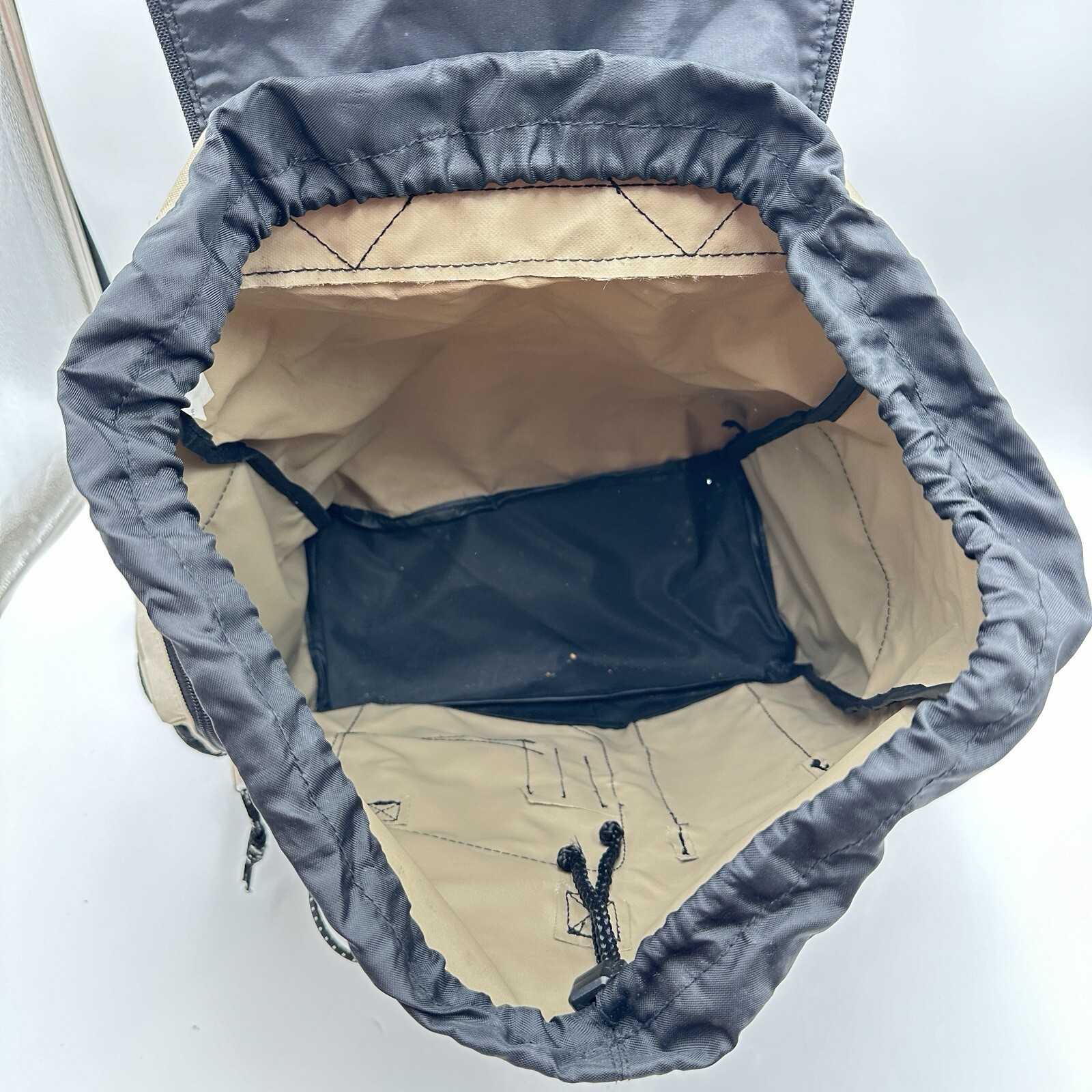 Eastsport Backpack Tan Draw String Multipocket Vi… - image 2