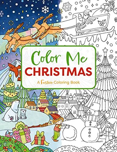 Color Me Christmas by Cider Mill Press (Paperback Book) - Image 5