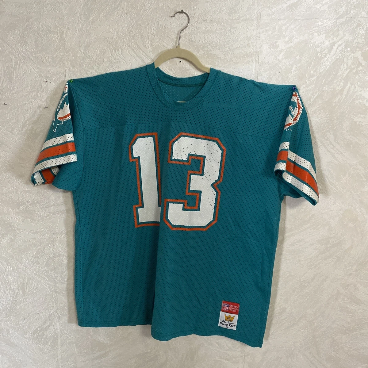 Nike Miami Dolphins No13 Dan Marino Aqua Green Team Color Men's Stitched NFL Vapor Untouchable Limited Jersey