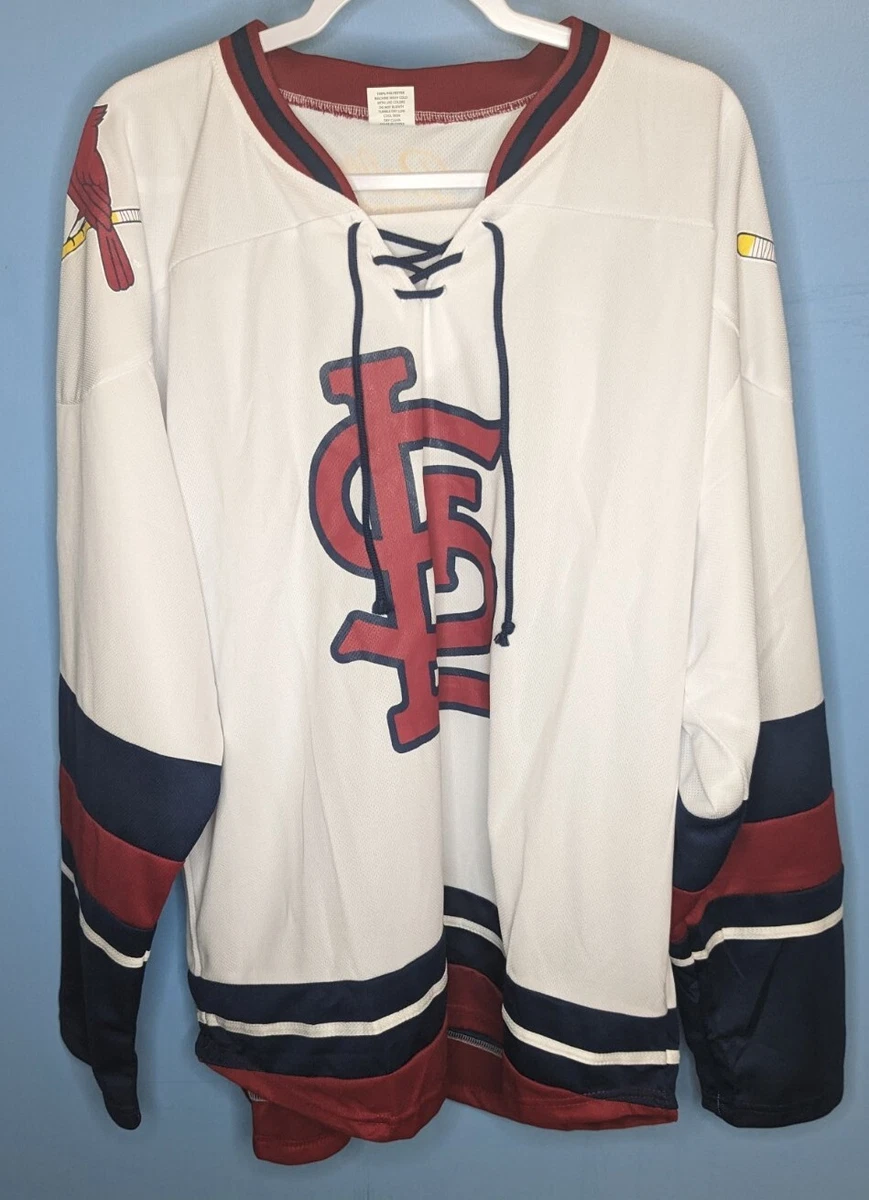 MLB, Shirts, St Louis Cardinals Hockey Jersey Xl