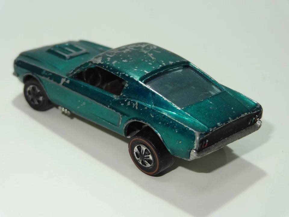 Hot wheels Redline CUSTOM FORD MUSTANG - AQUA (386) - Image 3 of 4