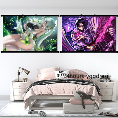 Personagem de Anime do Genshin Impact Set, pôsteres de jogos quentes,  Nahida, Pintura de Parede, Home Decor, adesivos impermeáveis - AliExpress